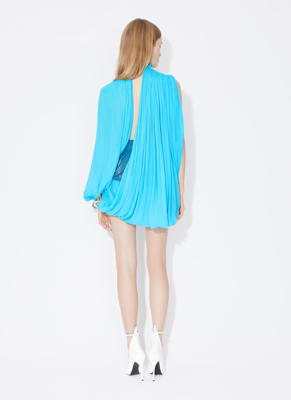 ASYMMETRIC DRAPED DRESS ALAÏA  ASYMMETRIC DRAPED DRESS
